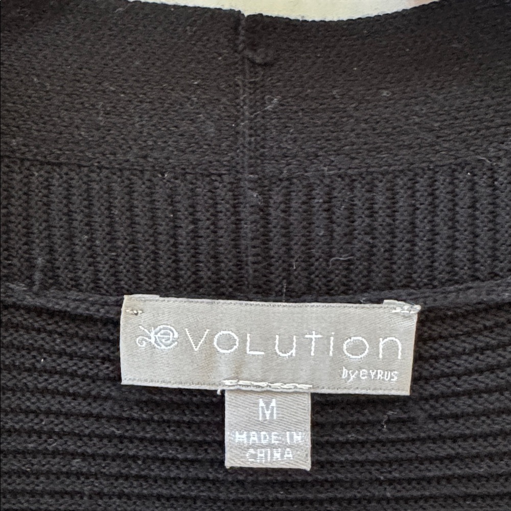 Evolution by Cyrus Black Knit Cardigan - Picture 7 of 8
